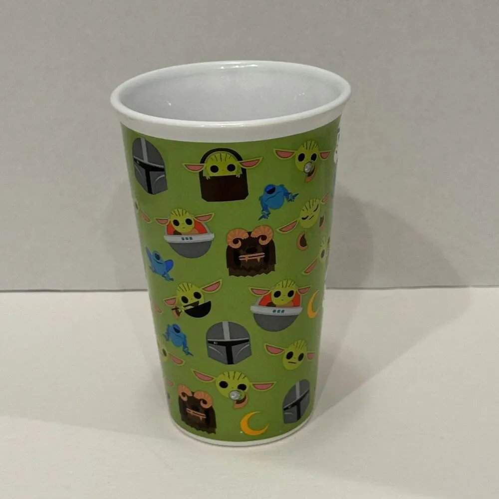 Star Wars Baby Yoda Mandalorian Ceramic Travel Limited Edition Coffee Tumbler